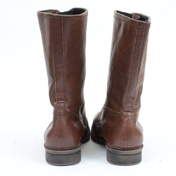 Kenneth Cole Reaction Close 2 Me Women's Size 9.5 Leather Boots Moto Grunge Punk - Picture 4 of 9